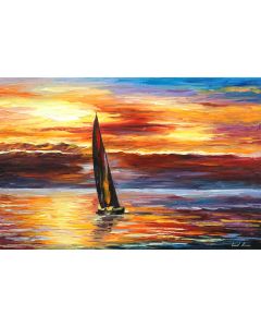 LONELY SAILBOAT